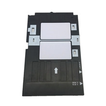 10pcs/lot 0.45mm Inkjet PVC Cards + 1pcs Card Tray for Epson L800 L801 L805 L810 L850 A50 T50 Printers 2024 - compre barato