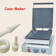 Máquina de fazer cone de sorvete elétrica, waffle, formato quadrado, máquina comercial de cone, utensílio de fabricação 2024 - compre barato