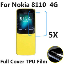 5pcs/lot Soft Full Cover Screen Protectors for Nokia 8110 4G TPU Anti-Explosion Protective Films for Nokia 3310 2017 LCD Guard 2024 - buy cheap