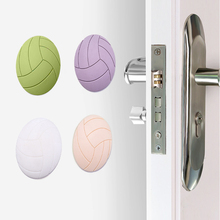 Thickening Mute Door Anti-collision sticker Color volleyball Handle Bumper Buffer Guard Stoppers Silencer Crash Doorknob Lock 2024 - buy cheap