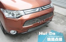 Car Styling Stainless Steel Front Center Grill Grille Cover For Mitsubishi Outlander 2013-2015 2024 - buy cheap