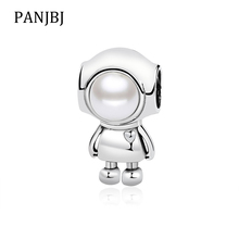 New Original 100% 925 Sterling Silver Bead Charms Little Astronaut Charm Beads Fit Pandora  Bracelet Necklace DIY Women Jewelry 2024 - buy cheap