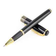 Bolígrafo de negocios de Metal de alta calidad, bolígrafos dorados y negros con nombre para la escuela, oficina, regalo de escritura, papelería 2024 - compra barato