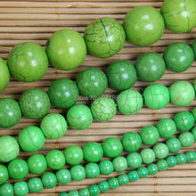 Contas espaçadoras de acrílico redondas e verde, contas para fazer joias, atacado, 4mm 6mm 8mm 10mm 12mm 14mm 2024 - compre barato