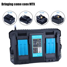 Carregador makita de bateria de lítio, multifuncional, 14.4v/18v, com tomada ue, 4a, usb, display de corrente de energia, frete grátis 2024 - compre barato