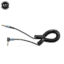 Cable de Audio auxiliar macho a macho, 3,5 MM, para iphone, xiaomi, altavoz de coche, MP4, auriculares de resorte, el más barato, 1 unidad 2024 - compra barato