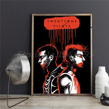 Twenty One Pilots, Banda de Música, papel pintado, arte de pared, lienzo, carteles, impresiones, pintura, cuadros de pared para sala de estar, decoración del hogar, ilustraciones 2024 - compra barato