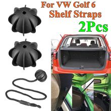 2Pc Hatchback Parcel Shelves Trunk Lid Back Shelf String Holding Strap Rope SmallBall For VW Golf 6 GTI R20 MK5 1K6 863 447 A 2024 - buy cheap