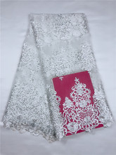 Encajes franceses para boda, último bordado africano, tela de encaje de red, JRB-20369 2024 - compra barato