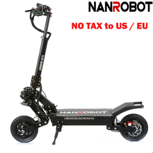 NANROBOT LS5 10" 2000W Powerful 52V25AH Foldable 45 Miles Speed 40 MPH-Detachable Seat 2 Wheel kick e Adult Electric Scooter 2024 - buy cheap