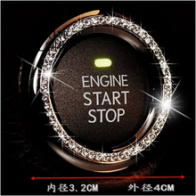 Anillo de botón de arranque para coche Ford Focus Fusion Escort Kuga Ecosport Fiesta Falcon Mondeo 2024 - compra barato