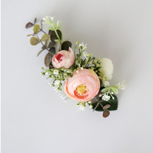 Jonnafe Woodland Pink Floral Bridal Hair Comb Accessories Handmade Wedding Jewelry Flower Girl Headpiece 2024 - buy cheap