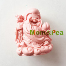 Mom&Pea 1273 Free Shipping Chinese God Long Life Silicone Mold Cake Decoration Fondant Cake 3D Mold Food Grade 2024 - buy cheap