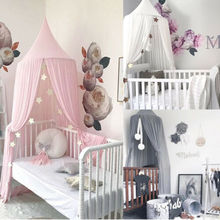 Kids Baby Bed Canopy Bedcover Mosquito Net Curtain Bedding Dome Tent Room Decor 2024 - buy cheap