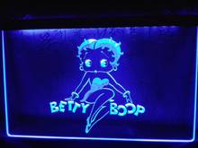 LC197- Betty Boop LED Neon Light Sign 2024 - купить недорого