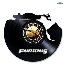 Reloj de pared de vinilo The Fate of the Furious, 12 ", creación personalizada, Vintage LP, registro de una sola vez, arte de mano clásico 2024 - compra barato
