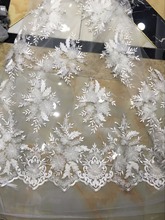New arrival african tulle lace fabric High quality french mesh materials fashion CiCi-1218 for wedding 2024 - buy cheap
