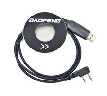 Original USB Programming Cable+CD Software for Baofeng CB Radio Walkie Talkie UV-5R UV-5RA UV-5RE plus UV-B5 UV-B6 GT-3 UV-82 2024 - buy cheap