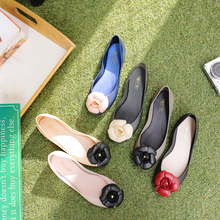 Sandalias de gelatina transparentes para mujer, zapatos informales de Camelia, con punta abierta, antideslizantes, de verano, color gris 2024 - compra barato