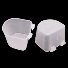 40 Pcs Bird Cage Waterer Pigeon Drinking Cup 65 * 60 * 45mm Plastic Material Pet Products Farm Animal Supplies Wholesale 2024 - buy cheap