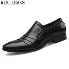 Wikileaks Shoes Men Elegant Oxford Men Shoes Formal Loafers Coiffeur Business Shoes Men Oxford Leather Sepatu Slip On Pria Bona 2024 - buy cheap