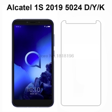 Película vidro temperado para alcatel, película de vidro para smartphone de 2019 e 5.5 "para alcatel 1 s 2019 1 s protetor de tela 5024d 5024y 5024k 5024 d y 2024 - compre barato