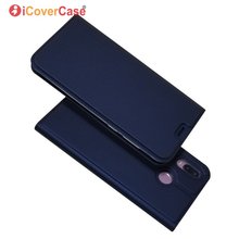 Capa de couro para huawei honor play, capa estilo carteira magnética com flip, elegante, acessório para telefone 2024 - compre barato