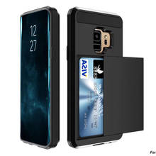 Чехол для Samsung Galaxy Note 9 8 5 4 10, гибридный защитный чехол для S6 S7 Edge S8 Plus S9 Plus S10e S10 PLUS, чехол с держателем для кредитной карты 2024 - купить недорого