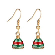 dongsheng New Christmas Color Christmas Bell Earring for Girl Kid Bell Santa Claus Ear Earring Festive Christmas Jewelry Gift  2024 - buy cheap