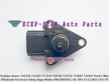 Датчик положения 762328 717410 714306 756047-0005 для Citroen C4 C5 DS3 1.6HDI 2.0L HDI DV6CTED4 для Volvo C30 C70 S40 V30 D4204T 2024 - купить недорого