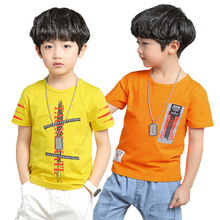 New Design Summer Kids Cotton Short Sleeves T-shirt for Baby Boys Children tops tshirt Clothing Boys T-Shirts beach 2019 Clothes 2024 - buy cheap