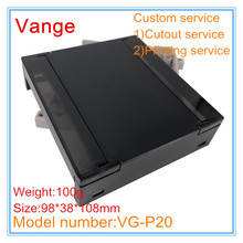 2pcs/lot PLC control system junction box 98*38*108mm ABS plastic instrument housing enclosure for PCB module electric 2024 - buy cheap