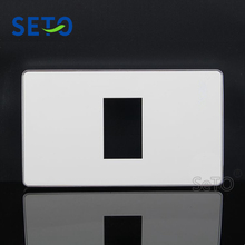 SeTo 120 Type Single Ports empty Wall Plate Socket Keystone Faceplate Blank Panel 2024 - buy cheap