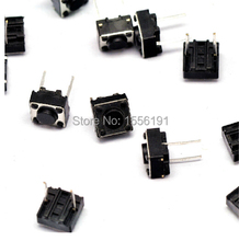 100pcs 6*6*4.3mm 2pin The middle 2 feets Tactile Push Button Switch  Induction cooker Switch Key switch 2024 - buy cheap