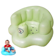 Assento de banho cadeira de jantar sofá inflável do bebê cadeira de bebê portátil cadeira de assento do bebê jogo esteira sofá crianças aprender fezes 2024 - compre barato