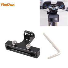 Aluminum CNC Bicycle Saddle Bike Seat Mount Tripod Holder Bracket T Clamp for Gopro Hero7/6 SJCAM yi 4k mijia Osmo pocket camera 2024 - buy cheap