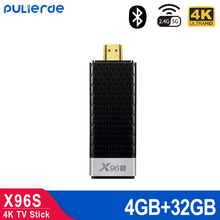 PULIERDE-Dispositivo de TV inteligente X96S, decodificador con Android 9,0, Amlogic S905Y2, 4GB, 32GB, Mini PC, TV Stick, 5G, WiFi, Bluetooth 4,2, Dongle 4K, HDMI 2024 - compra barato