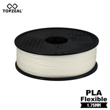 Topzeal-impressora 3d de alta qualidade, filamento pla flexível de 1.75mm, materiais para filamento de plástico flexível 2024 - compre barato