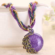 Bohemian long sweater chain necklace pendant female fashion ethnic style pendant necklace beach accessories 2024 - buy cheap