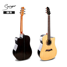 Guitar Acoustic Electric Steel-String Flattop 41 Inches D-Body Guitarra 6 Strings Folk Pop Cutaway High Gloss Spruce Rosewood 2024 - buy cheap