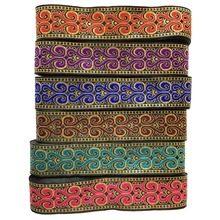 ZERZEEMOOY-Cinta de Jacquard tejida, accesorios hechos a mano de seis colores, tótem de corazón, 33MM, 9 yardas/lote, MZZD19041901 2024 - compra barato