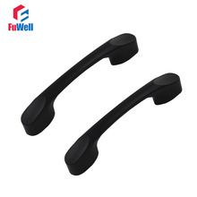 2pcs Handles for Furniture Zinc Alloy Black Handles Pull for Kitchen Cabinet Drawer 64mm Hole Pitch Furniture Handle 2024 - buy cheap