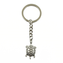 Factory Price Tortoise Turtle Sea Pendant Key Ring Metal Chain Silver Color Men Car Gift Souvenirs Keychain Dropshipping 2024 - buy cheap
