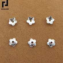 BASEHOME 10pcs/lot 4mm 925 Sterling Silver Flower Loose Spacer Bead Caps DIY Jewelry Findings 2024 - buy cheap