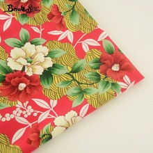 Booksew 100% Cotton Poplin Fabric Home Textile Printed Flower Design Quilting Tissue For Clothing Girls' Dress Shirt Patchwork 2024 - buy cheap