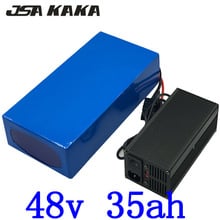 48V 35AH батарея для электрического велосипеда 48V 35AH литиевая батарея 48V 40AH батарея для скутера 48V 1000W 1500W 2000W ebike мотор 2024 - купить недорого