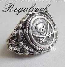 Reggalrock-espada pirata, anillo de motorista, Calavera 2024 - compra barato