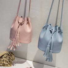 2020 New Fashion Tassel Shoulder Bag Retro Tassel Rope Bucket Crossbody Bags Female Bag Women Messenger Bags Bolsa Feminina 2024 - buy cheap