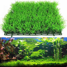 Artificial Water Aquatic Green Grass Plant Lawn Aquarium Fish Tank Landscape 2024 - buy cheap