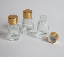 300 x 3ml Mini Clear Glass Bottle With Gold Cap Empty 3CC Small Transparent Cosmetic Container 2024 - buy cheap